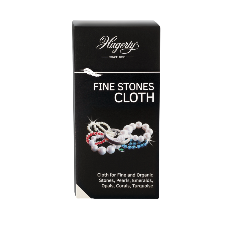Fine Stones Cloth : cleaning cloth for jewellery with pearls, emeralds, opals