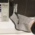 Gant microfibre pour nettoyer les surfaces en acier ou inox