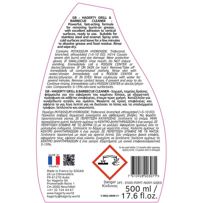 Grill & Barbecue Cleaner : Nettoyant pour barbecue et gril