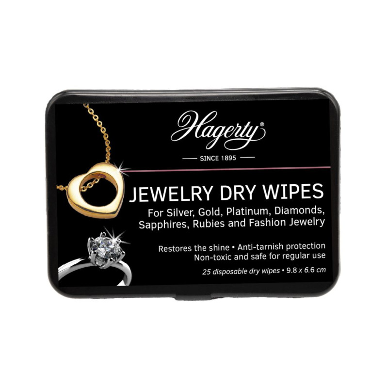 Jewelry Dry Wipes: Kuivat puhdistusliinat koruille