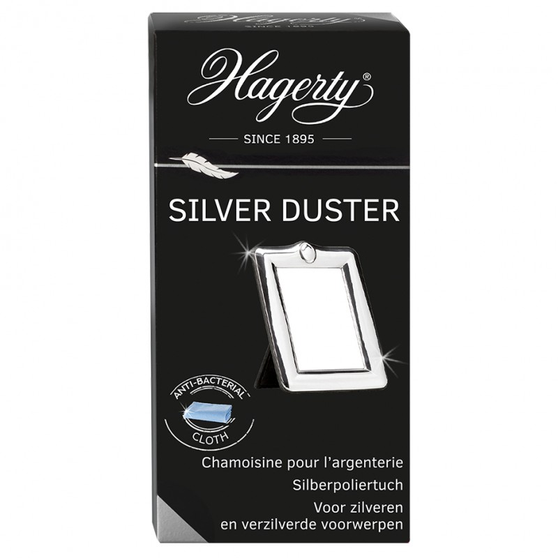 HAGERTY Silver Cloth Polish Shine Clean Silverware Clean Marks Dirt Stains 