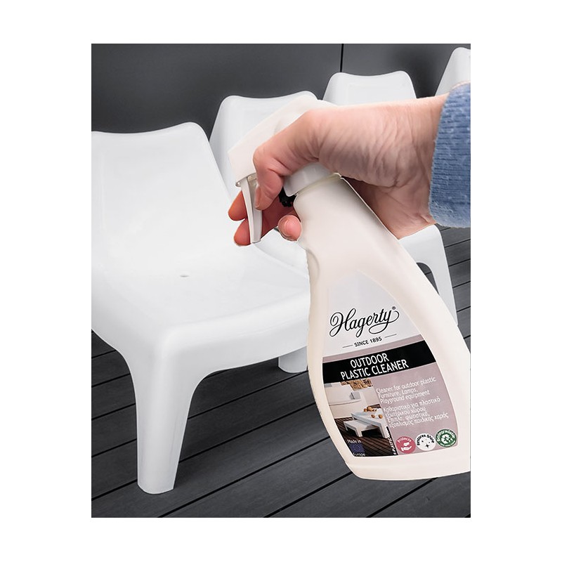 Outdoor Plastic Cleaner: Limpador para mobiliário de plástico exterior