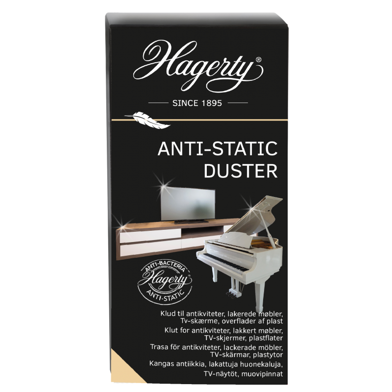 Anti-Static Duster - Cloth for antiques, lacquered furniture, TV and screens, plastic items.
